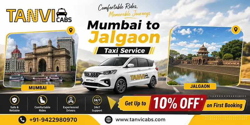 Mumbai to Jalgaon Taxi Service
