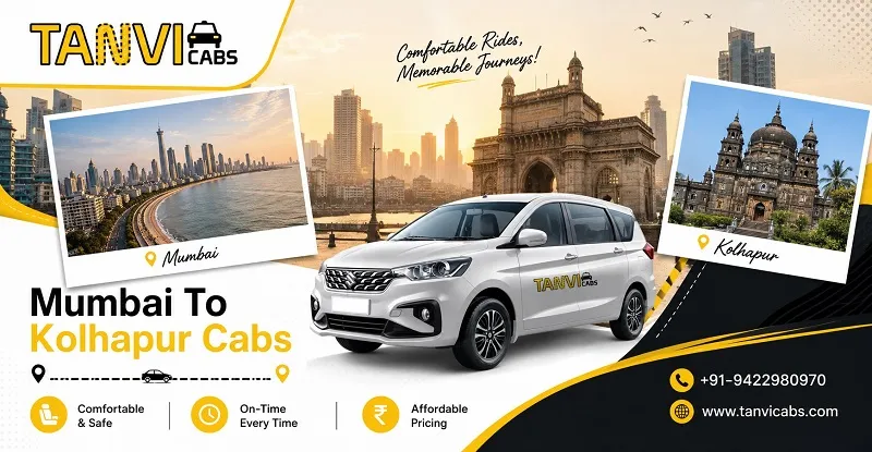 Mumbai to Kolhapur Cab Service