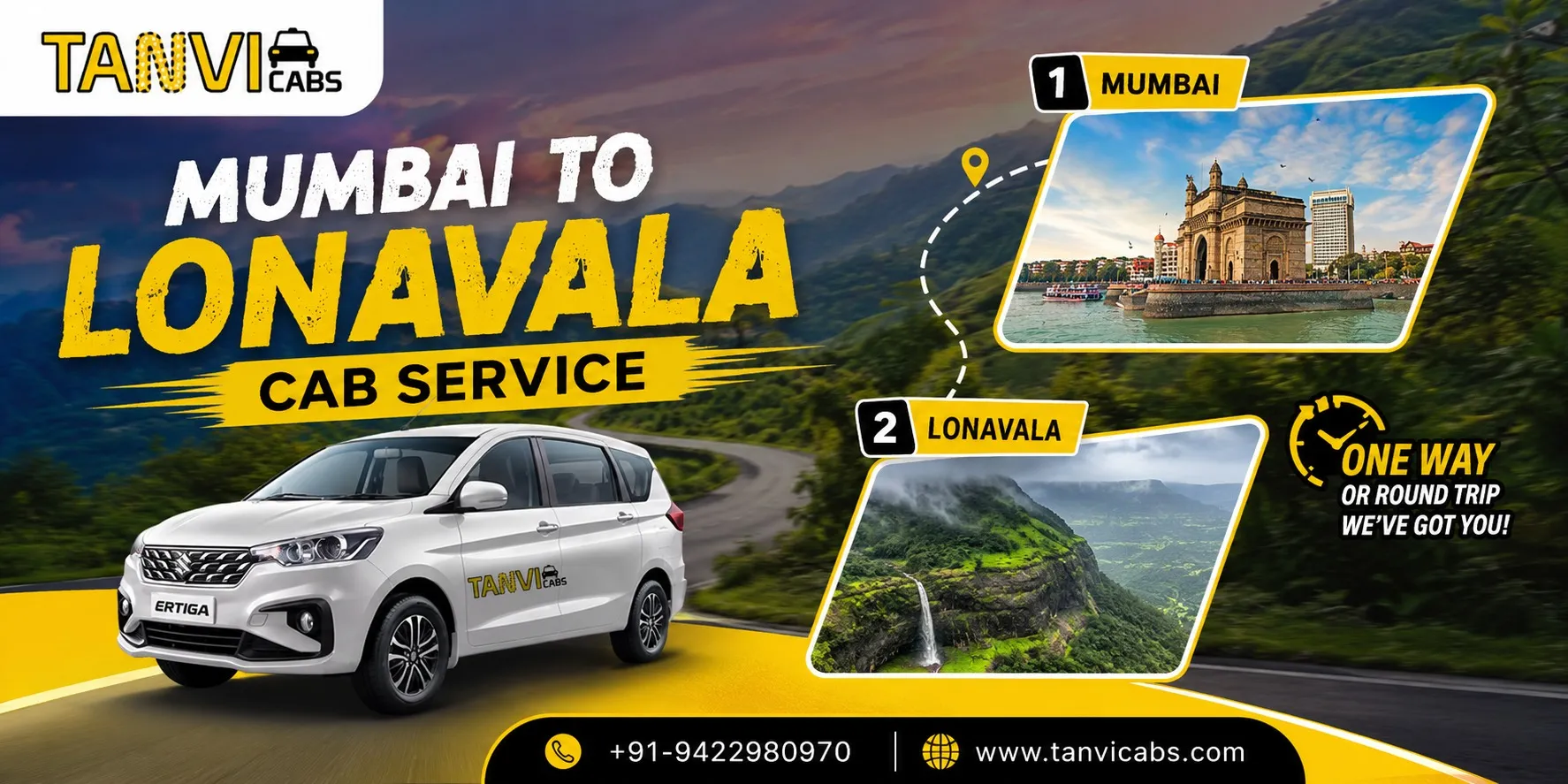 Mumbai to Lonavala Cab Service