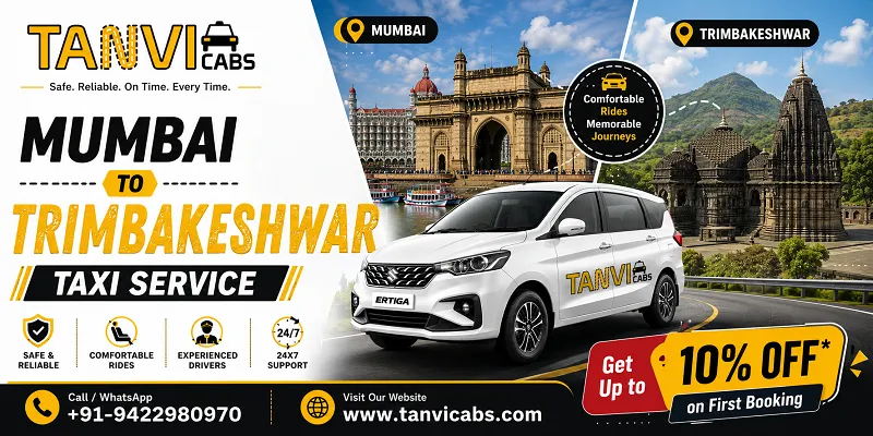 Mumbai to Trimbakeshwar Taxi Service